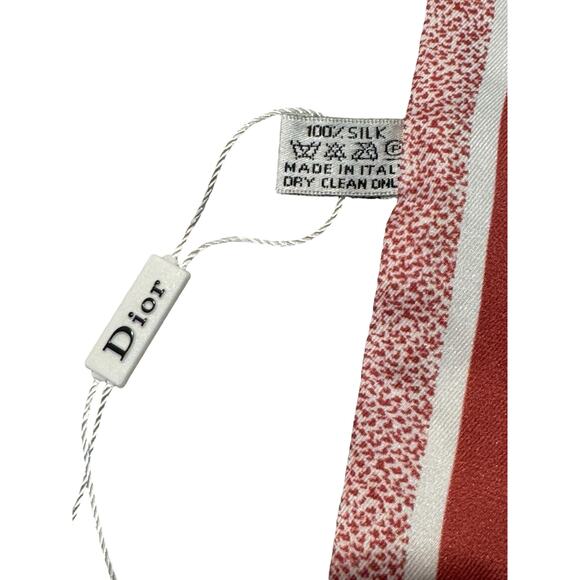 Christian Dior Mitzah Pink Floral Butterfly Twilly Scarf GWP Novelty Box Bag - Picture 7 of 9